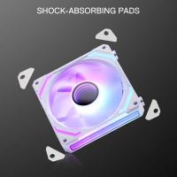 Fans-and-Accessories-Redragon-GCF012-Reverse-120mm-PC-Case-Fan-Daisy-Chain-Connection-5V-3Pin-ARGB-Lighting-4-Pin-PWM-for-Radiator-Computer-Case-Cooling-White-8