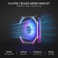 Fans-and-Accessories-Redragon-GCF012-Standard-120mm-PC-Case-Fan-Daisy-Chain-Connection-5V-3Pin-ARGB-Lighting-4-Pin-PWM-120x120x25mm-3-Pack-Black-3