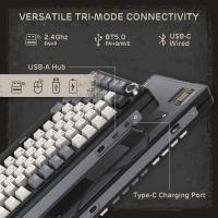 Gaming-Keyboards-RK-ROYAL-KLUDGE-L75-Gasket-Mount-Mechanical-Keyboard-Tri-Mode-75-TKL-Wireless-Keyboard-BT-2-4G-USB-C-Hot-Swappable-Knight-Black-5