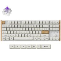 Keychron K8 HE Wireless Magnetic Switch Custom Keyboard White - Gateron Double-Rail Nebula Switch (KBKCK8HQ1)