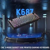 Keyboards-Redragon-K687-PRO-Wireless-CNC-Gasket-Gaming-Keyboard-81-Keys-Mechanical-Keyboard-Premium-CNC-Aluminum-Board-Easy-Control-Knob-5-Layer-Noise-Dampeni-9