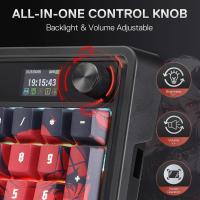 Keyboards-Redragon-K719-PRO-Wireless-Gasket-Gaming-Keyboard-w-Hype-Screen-Knob-95-Keys-Mechanical-Keyboard-Easy-Control-1-14-TFT-Info-Display-5-Layer-Noi-9