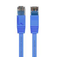 Cruxtec CAT6 UTP Flat Ethernet Cable Blue - 1m (FC6-010-BL)