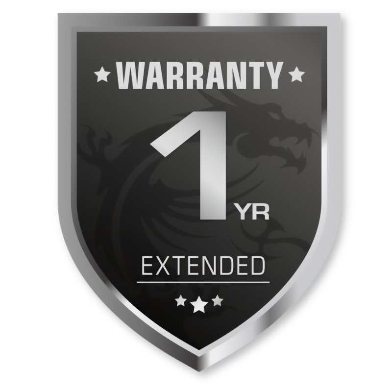 MSI Laptop Digital Extended Warranty for Mainstream Gaming 2 Years Total (1+1 Years) (Y06-1190006-MSI)