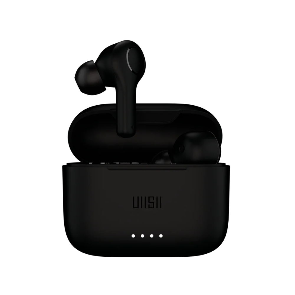 UiiSii E1 TWS Bluetooth Earbuds Dual-Ear In-Ear Design for Sports Deep Bass Noise Cancellation and High-Quality Stereo Sound - Black