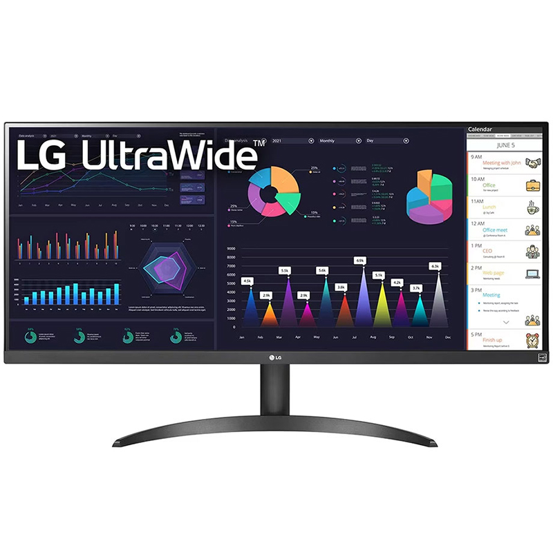 LG 34in 21:9 UltraWide FHD IPS FreeSync Monitor (34WQ500-B)