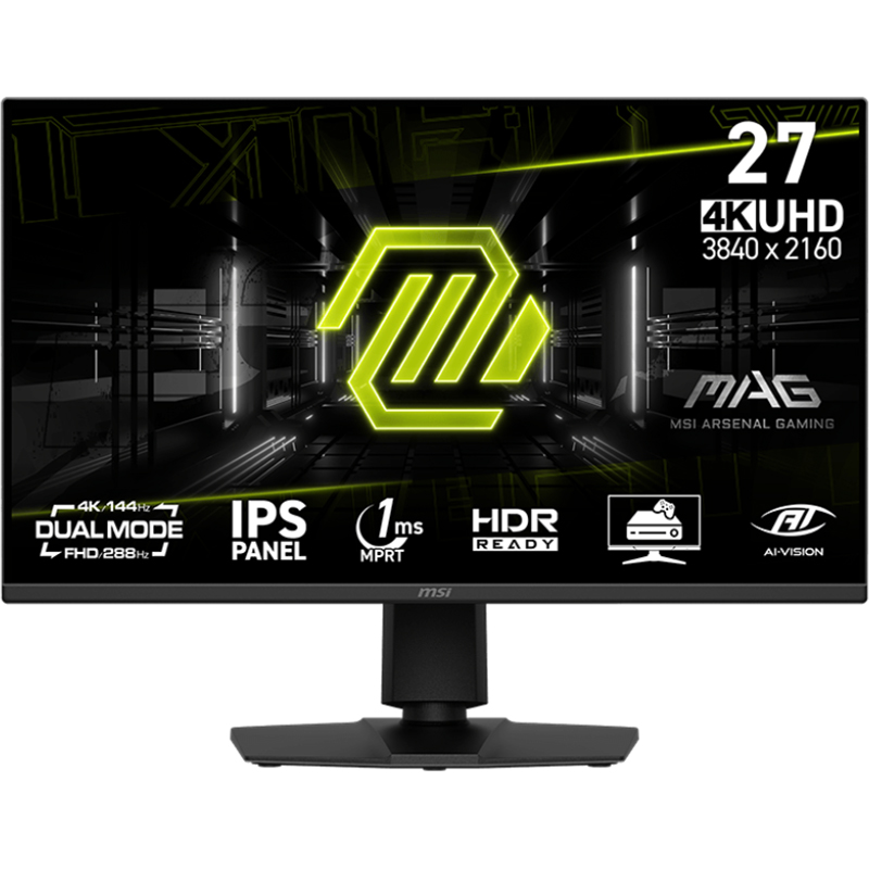MSI MAG 275UPD E14 27in UHD 144Hz / FHD 288Hz Dual Mode IPS Gaming Monitor (MAG 275UPD E14)