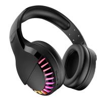 SH33 Bluetooth RGB Stereo Headset Over-the-Ear Heavy Bass Noise Reduction Gaming Headset 