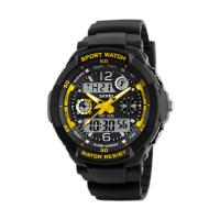 Children's Watch Men's Trendy Outdoor Multi functional Waterproof Sports Watch Student Electronic Watch 1060-yellow