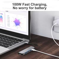 USB-Hubs-9-In1-Type-C-Docking-Station-100M-Internet-Speed-for-Laptop-and-Usb-Hub-Type-C-with-C-Detachable-Cableable-4