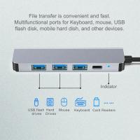 USB-Hubs-9-In1-Type-C-Docking-Station-100M-Internet-Speed-for-Laptop-and-Usb-Hub-Type-C-with-C-Detachable-Cableable-5