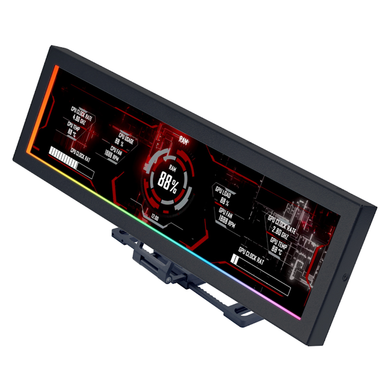 Lian Li 8.8in Universal LCD Screen - Black (SM088X)