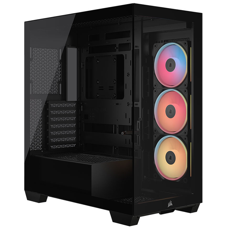 Corsair 3500X LX-R RGB iCUE LINK Tempered Glass Mid Tower ATX Case - Black (CC-9011324-WW)