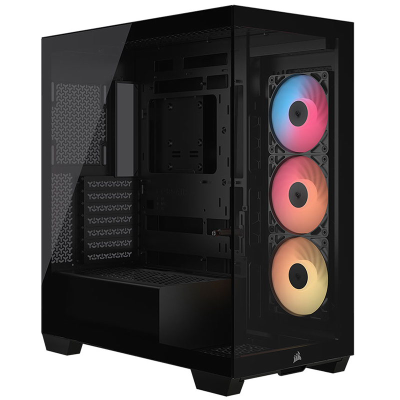 Corsair 3500X RS-R ARGB Tempered Glass Mid Tower ATX Case - Black (CC-9011322-WW)