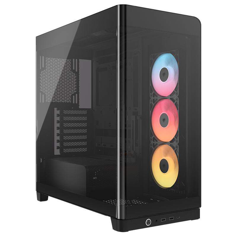 Corsair Frame 4500X RS-R ARGB Panoramic Glass Mid Tower ATX Case - Black (CC-9011314-WW)