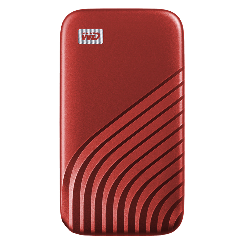 Western Digital 1TB My Passport USB-C Portable External SSD - Red (WDBAGF0010BRD-WESN)
