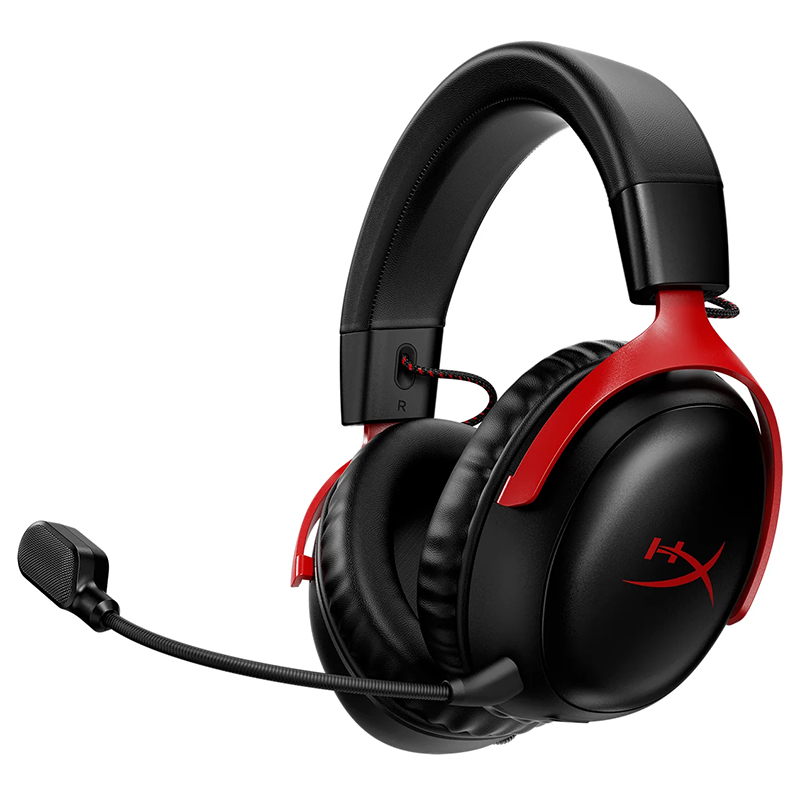 HyperX Cloud III Wireless Gaming Headset - Black and Red (77Z46AA)