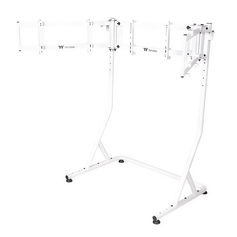 Thermaltake Triple Racing Monitor Stand Pro - Snow (GSC-MSP-MDSLWH-01)