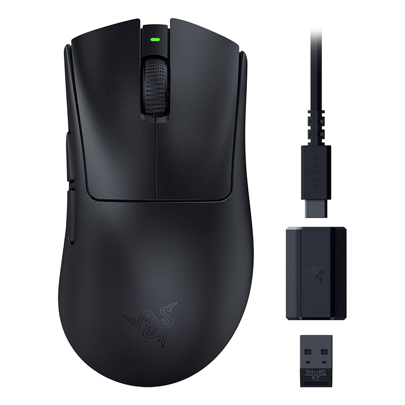 Razer DeathAdder V3 HyperSpeed Ultra-lightweight Wireless Ergonomic Esports Mouse (RZ01-05140100-R3A1)
