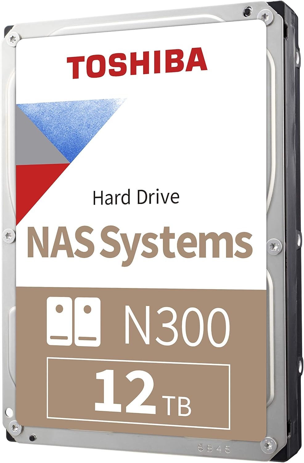 Toshiba N300 12TB NAS 3.5-Inch Internal Hard Drive - CMR SATA 6 GB/s 7200 RPM 512 MB Cache