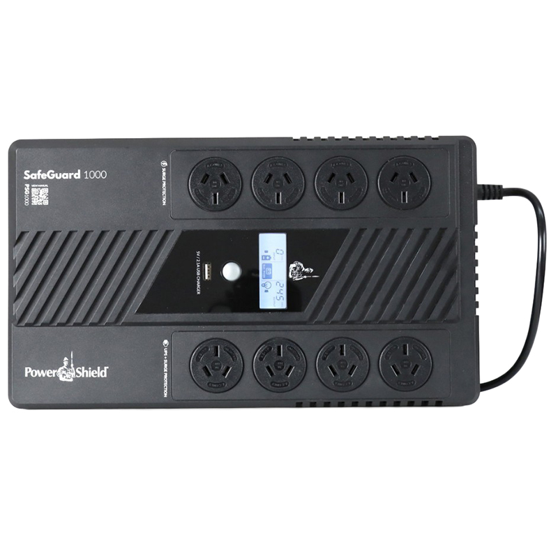 PowerShield SafeGuard 1000 8-Outlet 1000VA/600W UPS (PSG1000)