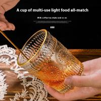 Drinkware-Barware-Food-grade-certified-300ml-glass-water-cup-suitable-for-home-use-with-whisky-and-wine-Heat-resistant-a-must-have-for-family-gatherings-3