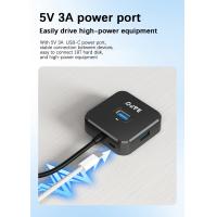 USB Hub 5-in-1 Splitter PC Adapter with 4 Ports and USB C Adapter, Data Hub Adapter USB 3.2 Gen1, 5 Gbps, USB Splitter