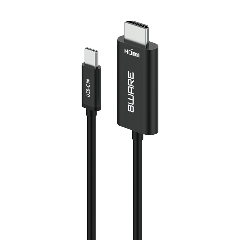 8ware USB-C to HDMI 4K Male to Male Adapter Converter Cable - 1m