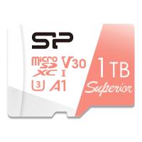 Silicon Power Superior PRO 4K/HD 1TB Micro SDXC Card 100MB/s Read & 80MB/s Write U3, C10, A1, V30 with Adapter - SZ001TBSTXDV3V20AU