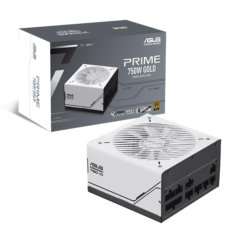 Asus Prime 750W 80+ Gold Fully Modular PCIe 5.0 ATX 3.0 Power Supply (AP-750G)