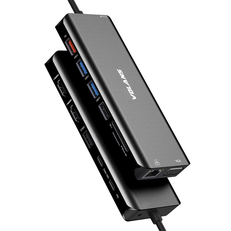 Volans 14-in-1 USB-C Hub with 100W PD (VL-UCTDMH-S2)