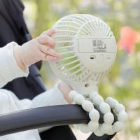 Appliance-Accessories-Mini-Handheld-Baby-Stroller-Fan-Rechargeable-Octopus-Cooling-Stand-Fan-3