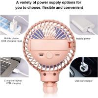 Appliance-Accessories-Mini-Handheld-Baby-Stroller-Fan-Rechargeable-Octopus-Cooling-Stand-Fan-Pink-6