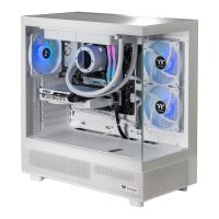 Thermaltake Horizon V2 Ryzen 5 7500F 32GB RTX 5060 1TB SSD 32GB RAM W11H Gaming Desktop PC - Snow (CA-4Q2-00D6WA-A1)