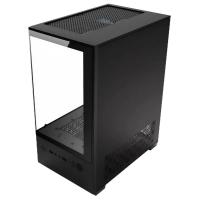 Cases-Equites-T8-Panoramic-View-mATX-Case-Black-Case-T8-NOPSU-2