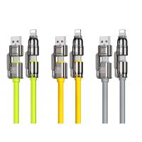 Charging-Cables-WEKOME-diamond-atom-240W-skin-friendly-silicone-high-power-four-in-one-super-fast-charging-data-line-WDC-51-dark-gray-2