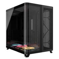 Corsair AIR 5400 LX-R RGB iCUE LINK TG Mid Tower E-ATX Case - Black (CC-9011320-WW)