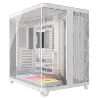 Corsair AIR 5400 LX-R RGB iCUE LINK TG Mid Tower E-ATX Case - White (CC-9011321-WW)