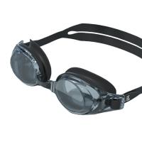 High-definition vision waterproof and fog-proof Black swimming goggles, unisex for adults, with flat or myopia options