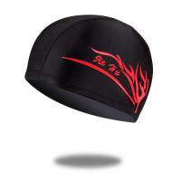 Jehu-Black-Knitted-Swim-Cap-Unisex-One-Size-Soft-and-Comfortable-Non-restrictive-Random-Pattern-3