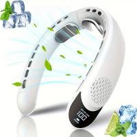 Laptop-Cooling-Neck-Fan-Bladeless-3-Speed-Cooling-360-Airflow-with-LED-Display-USB-Rechargeable-for-Home-Office-Travel-White-Black-Design-Perfect-Gift-17