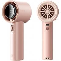 JISULIFE PRO1 Handheld Fan,3600mAh Battery Rechargeable,Brushless Motor,Speed(1-100) Adjustable,Digital Display,Travel/Camping-Pink