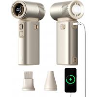 Laptops-Computers-JISULIFE-Portable-Handheld-Fan-5-IN-1-100-Speed-9000mAh-Max-25-Hrs-Rechargeable-18W-Power-Bank-with-Flashlight-Ultra-Motor-Metal-Shell-Brown-3