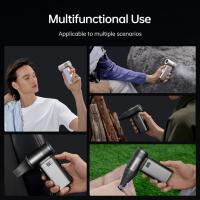 Laptops-Computers-JISULIFE-Portable-Handheld-Fan-5-IN-1-100-Speed-9000mAh-Max-25-Hrs-Rechargeable-18W-Power-Bank-with-Flashlight-Ultra-Motor-Metal-Shell-Grey-7