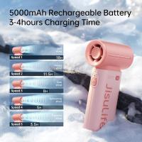 Laptops-Computers-JISULIFE-Portable-Handheld-Fan-Life9-Turbo-Power-High-Speed-Air-18H-Max-Cooling-Time-5-Gear-Wind-5000mAh-Rechargeable-Mini-Pocket-Design-Pink-4