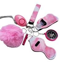 Outdoor-Tools-Accessories-Self-Defense-Keychain-Set-Women-Personal-Portable-Safety-Alarm-Key-Ring-2