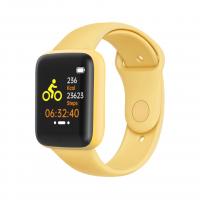 Y68 Macaron Smart Bracelet D20 Macaron New Heart Rate Blood Pressure Multi-Function Bluetooth Watch - D20 yellow