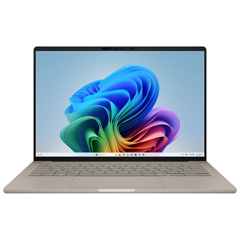 Asus Zenbook 14 14in WUXGA OLED Snapdragon X Elite 1TB SSD 32GB RAM W11H Laptop - Zabriskie Beige (UX3407RA-QD063WS)