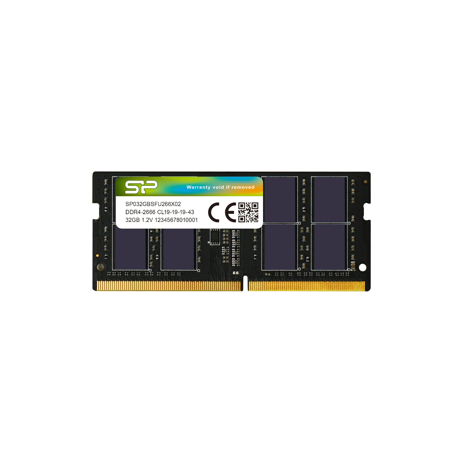 Silicon Power 32GB (1x32GB) SP032GBSFU266X02 2666MHz CL22 DDR4 SODIMM Laptop RAM