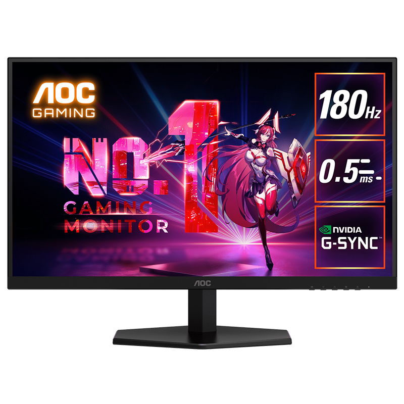 AOC 27in QHD HDR10 Fast IPS 180Hz G-Sync Gaming Monitor (Q27G40E)